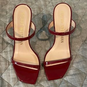 Stuart Weitzman new without tag Red "Aleena"heels